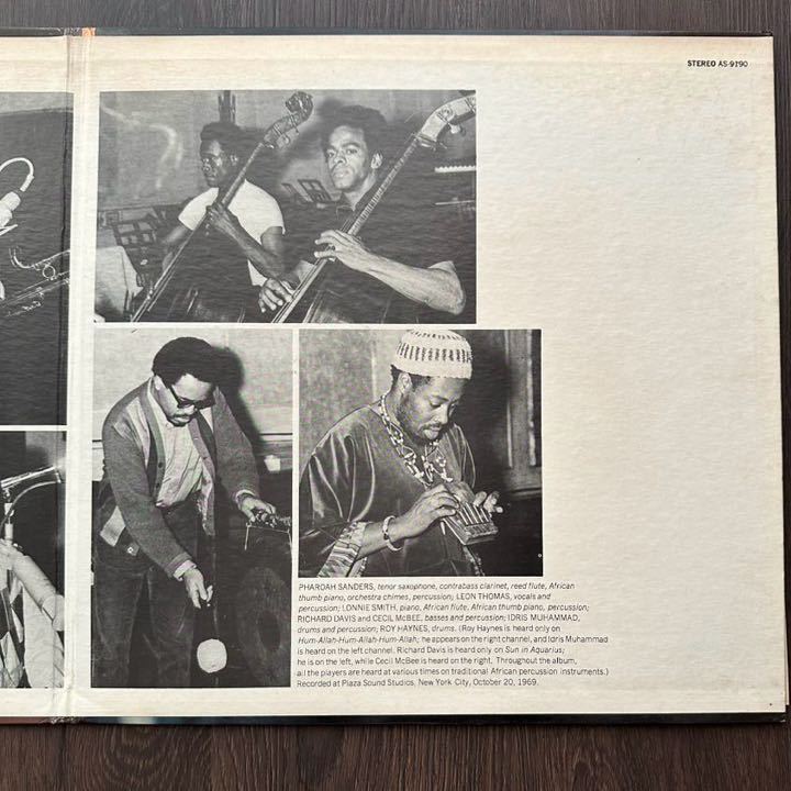 オリジナル ファラオ・サンダース 美品 コーティング LP レコード スピリチュアル Black Jazz フリージャズ Impules AS-9190 Us Original _画像4