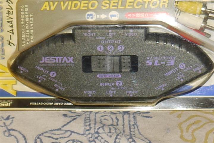 新品未使用　ジェスタックス★JESTTAX SL-3 ゲーム&AVセレクター 3切換_画像2