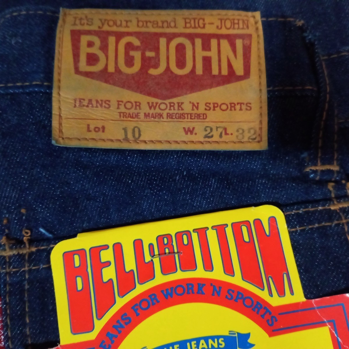 即決 新品デッド 70s 80s ビッグジョン BIG JOHN ベルボトム 即決 新品デッド 70s 80s ビッグジョン BIG JOHN ベルボトム