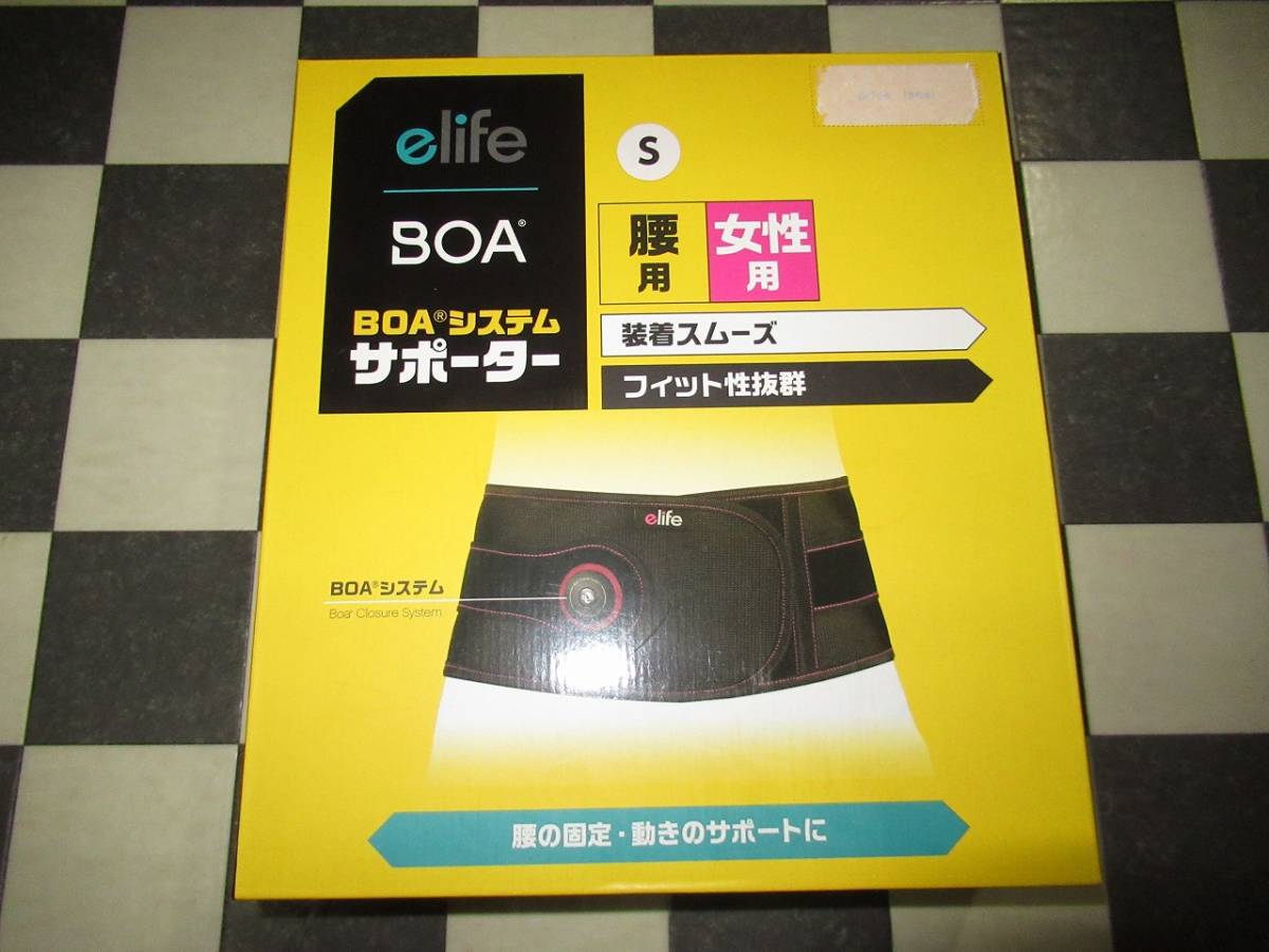 *elife/ боа (BOA)* новый товар BOA система опора для поясницы женский S размер черный 
