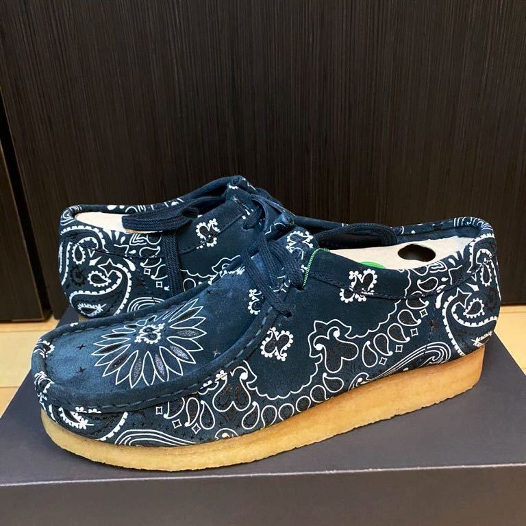 Supreme x CLARKS ORIGINALS Wallabee Blue UK7.5サイズ 新品未使用 スニダン購入_画像1