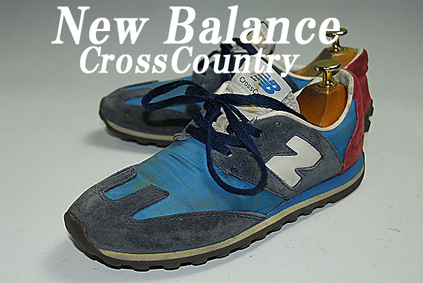 DSA3135*... 1555 jpy selling out!! New balance *NB Cross Country * navy blue blue *23.5.D* superior article *.. un- .. . work * masterpiece the best cellar model!!