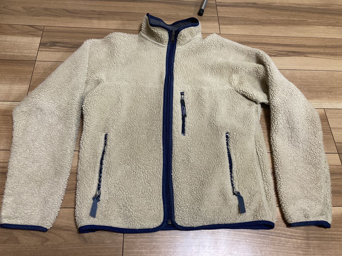 【ついに再販開始！】 patagonia ヘビーレトロカーディガン　フリースジャケット　ナチュラル　USA製　１９９９年製　Ｓサイズ レトロx p6 パタゴニア Sサイズ
