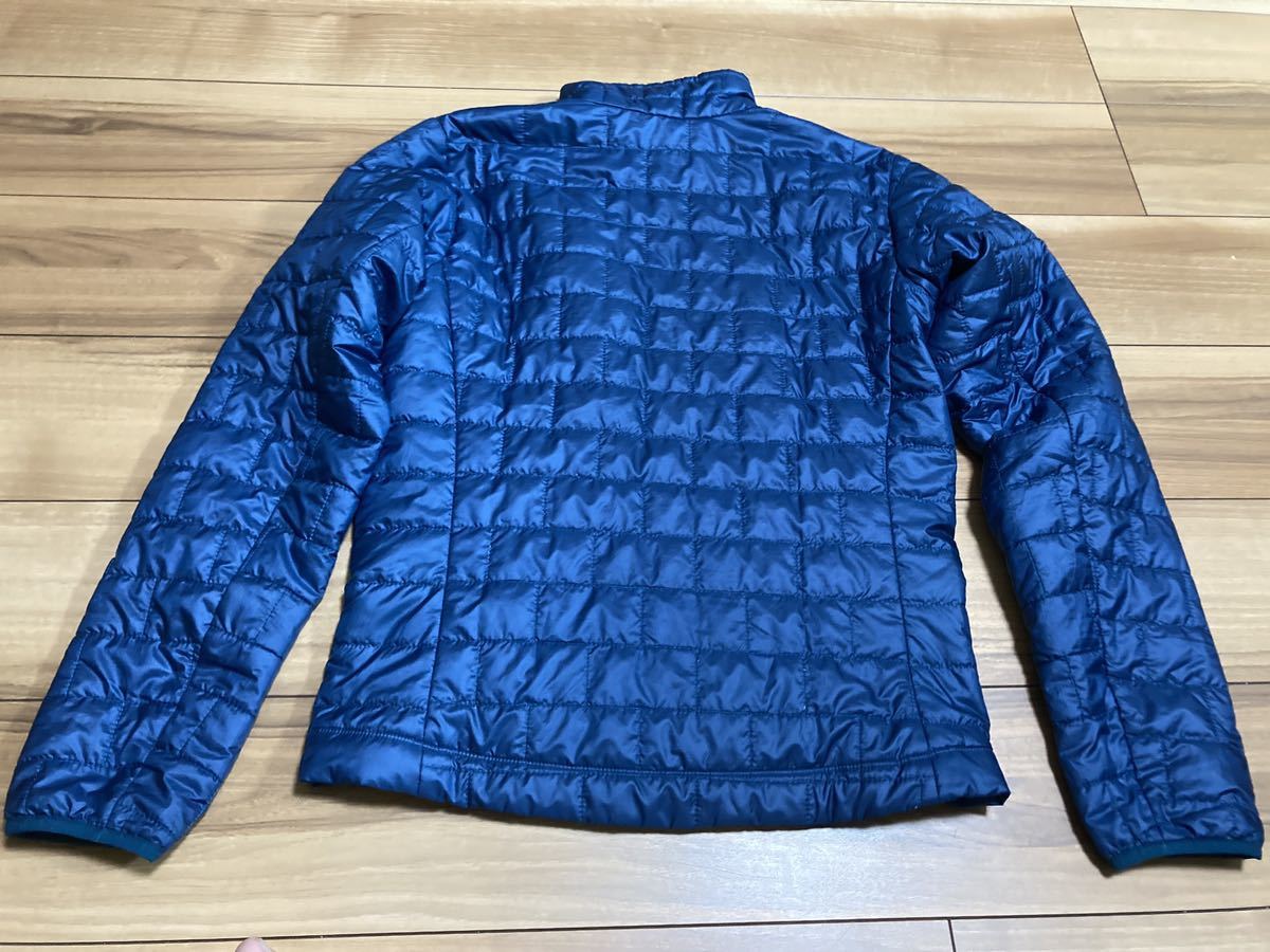 patagonia パタゴニア p6 ナノパフジャケット　ダウンジャケット　ライトダウン　２０２０年製 ＣＴＲＢ　ターコイズ　ＸＳサイズ 美品_画像5