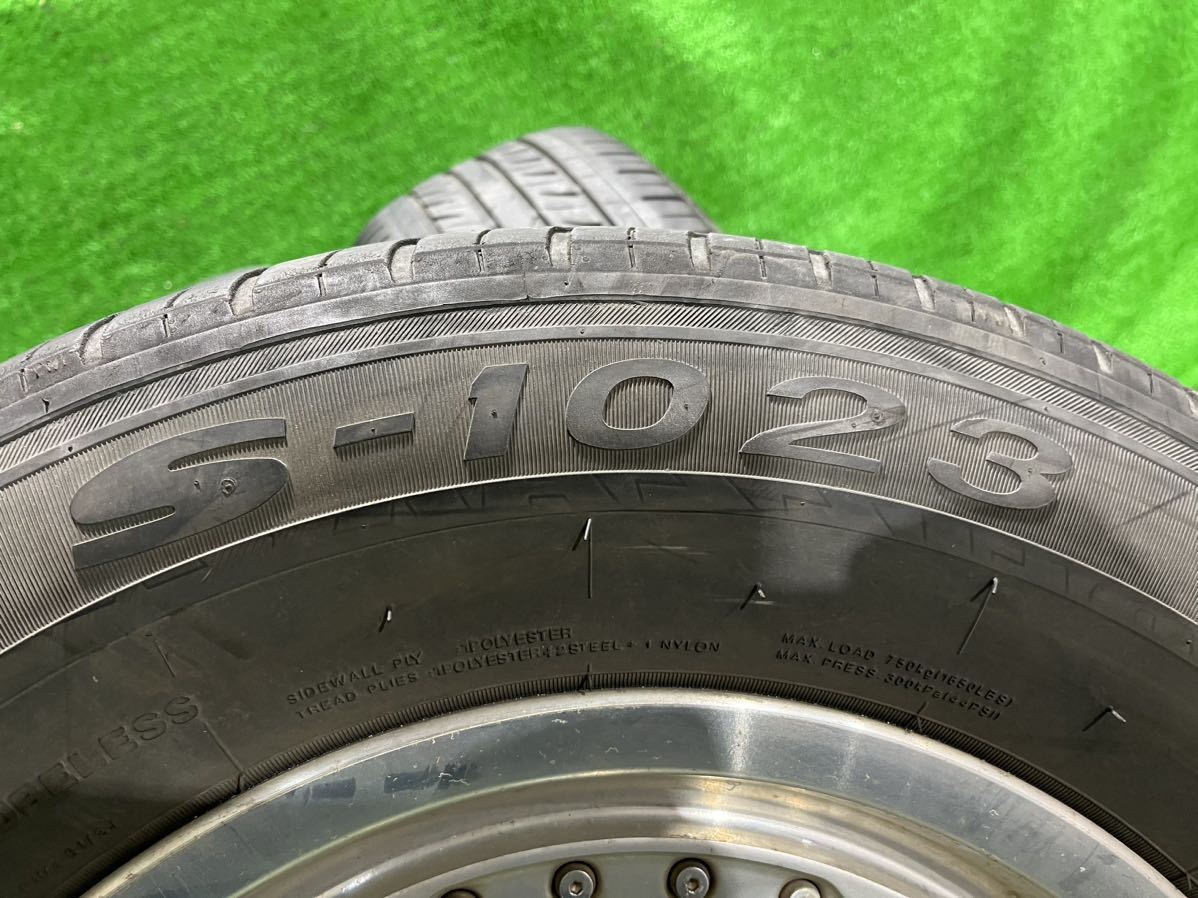 WANLI ワンリ S-1023 サマータイヤ 215/70R15 13年製造 社外ホイール 6H 6穴 6J ハイエース等に_画像3