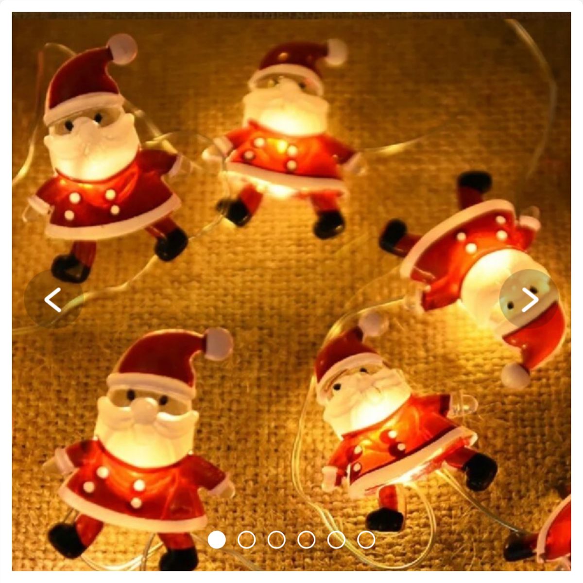 サンタ　ライト　クリスマスツリー　電池　オーナメント　イルミネーション　LED