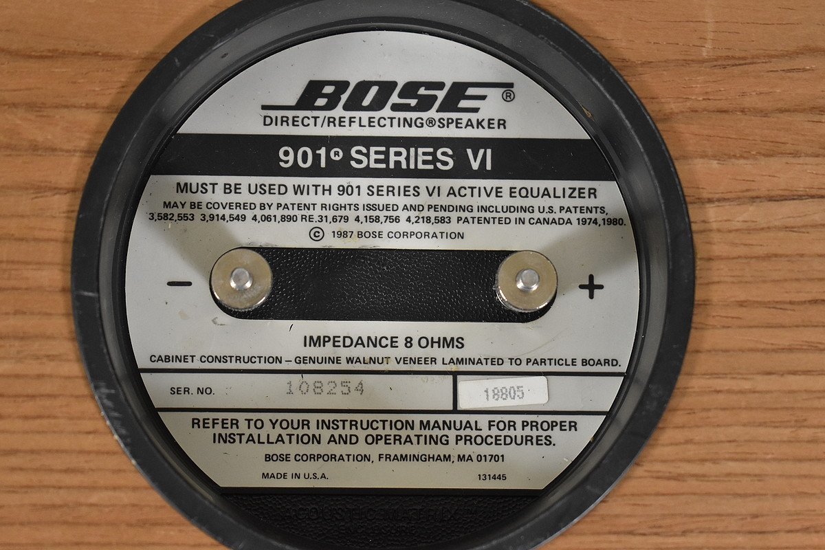 BOSE 901 Series IV ボーズ スピーカーペア スタンド付属_画像9