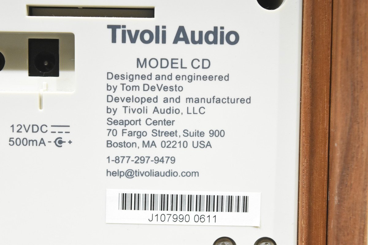 Tivoli Audio チボリオーディオ Model CD CDプレイヤー / AM/FMラジオ スピーカー Model Two_画像7