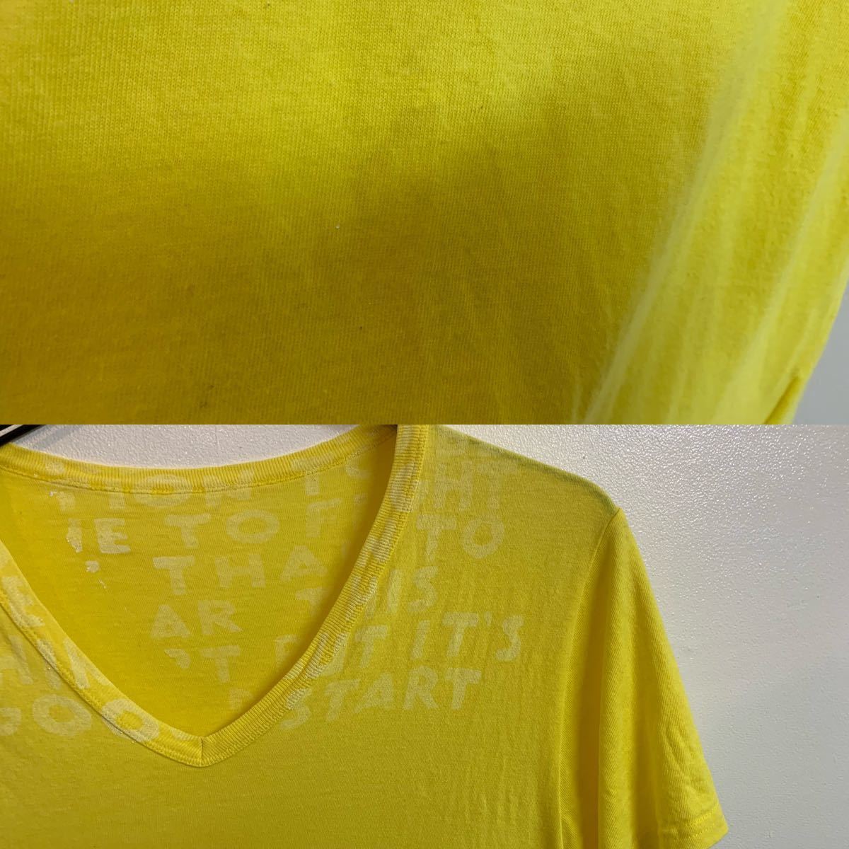 MAISON MARTIN MARGIELA PARIS メゾン マルタンマルジェラ パリス 2010SS MADE IN TUNISIA エイズTシャツ イエロー × ホワイト アーカイブ_画像5