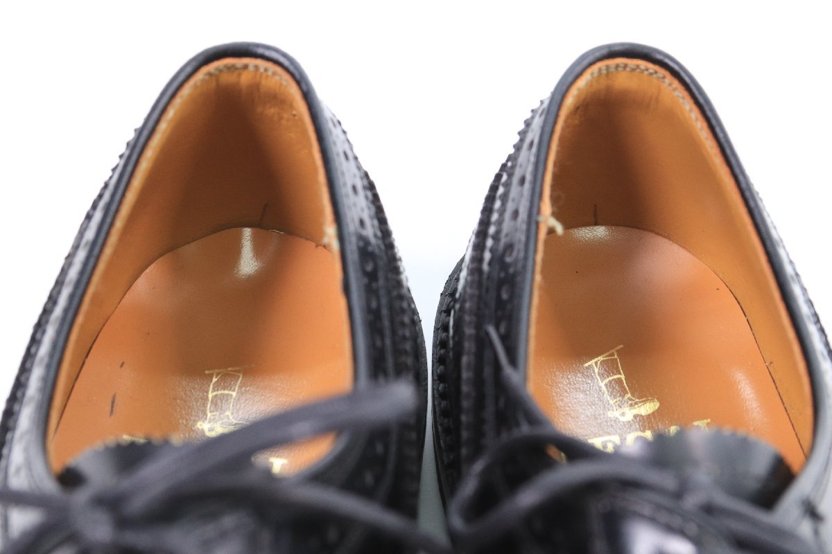 REGAL リーガル 2589 ウィングチップ レザー ビジネスシューズ 革靴 25㎝ EE ブラック 黒 メンズ 男性 紳士 9524-HA_画像9