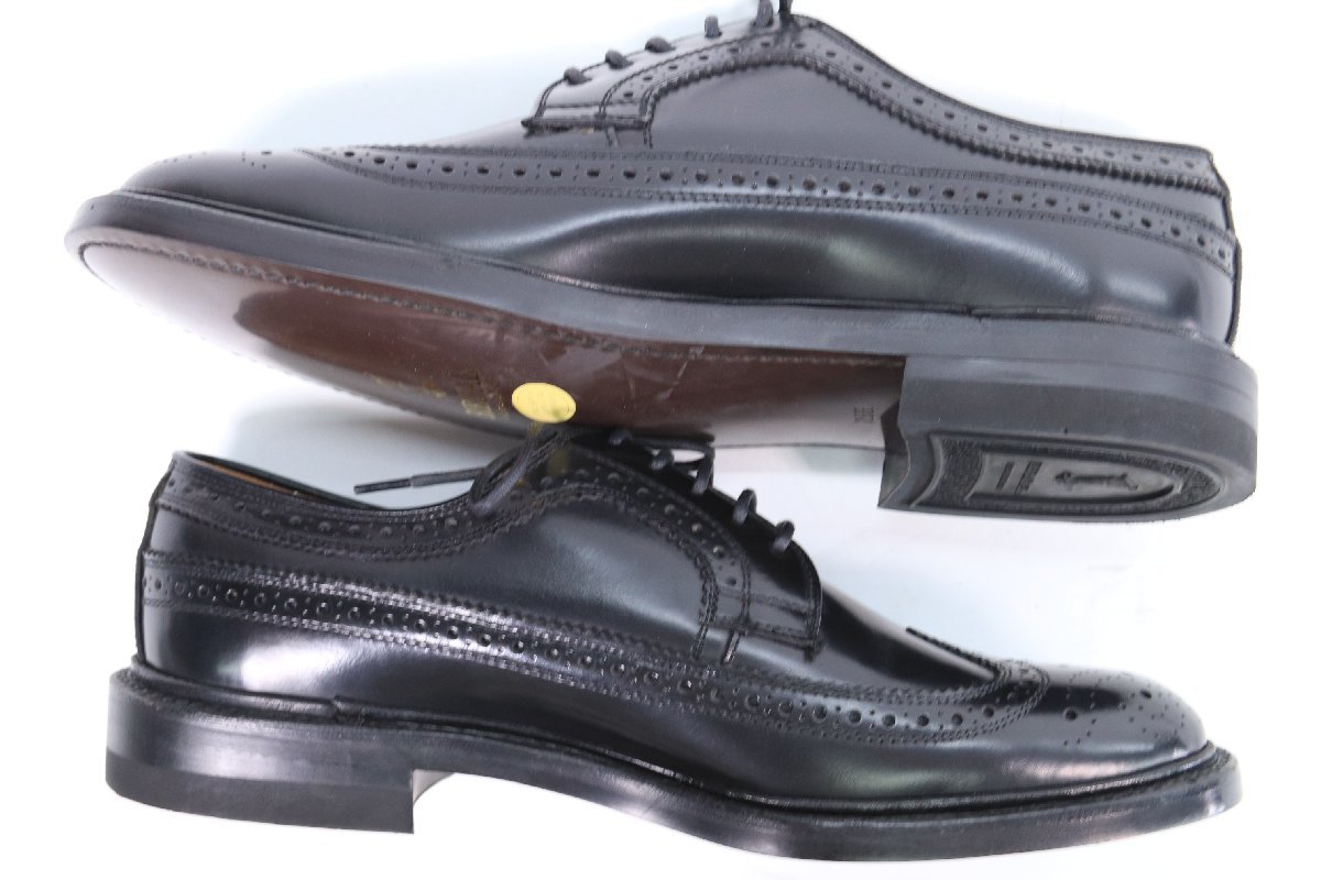 REGAL リーガル 2589 ウィングチップ レザー ビジネスシューズ 革靴 25㎝ EE ブラック 黒 メンズ 男性 紳士 9524-HA_画像2