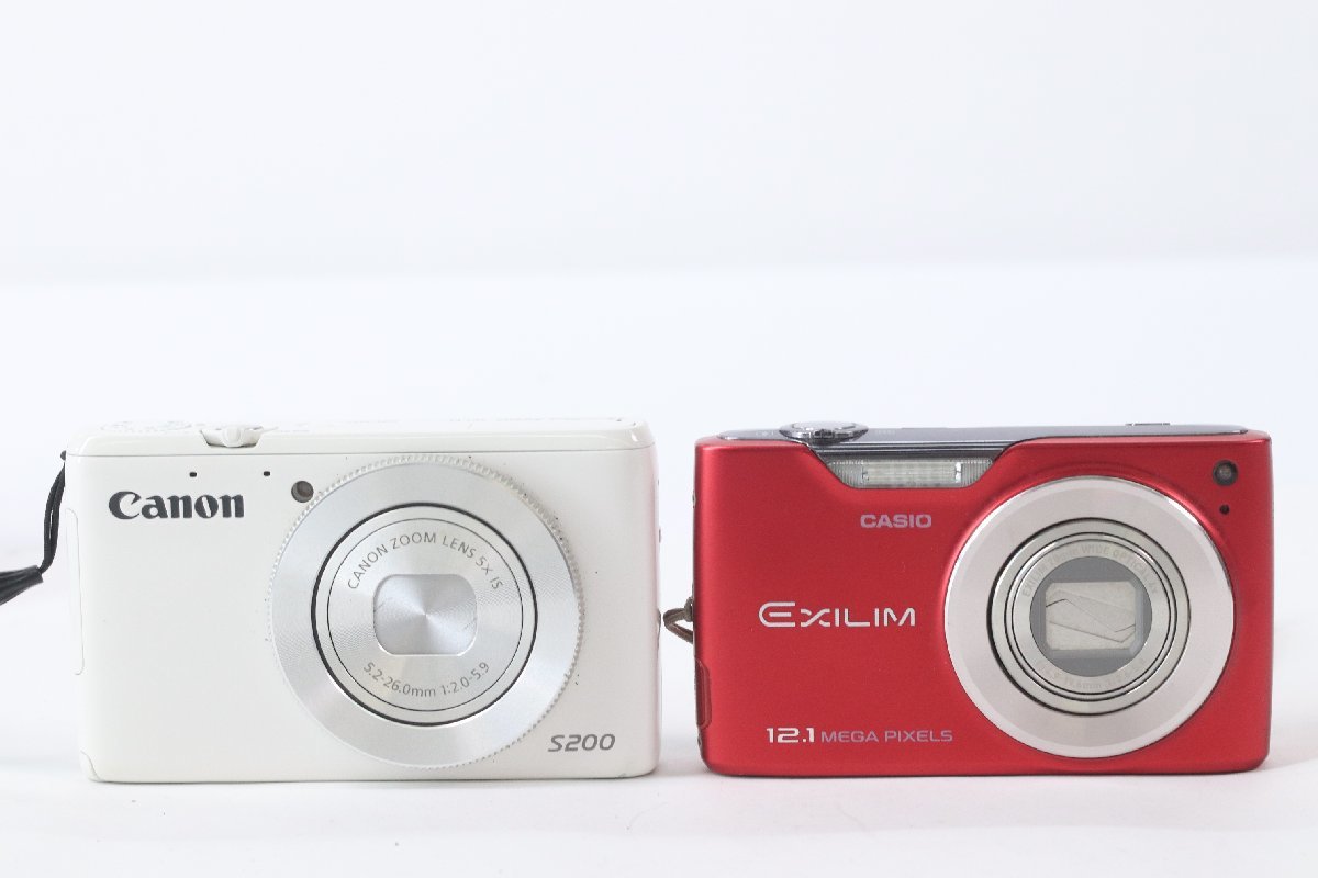 【2点】CASIO カシオ EXILIM EX-Z450 / CANON キャノン POWER SHOT S200 コンパクトデジタルカメラ 43002-C_画像2