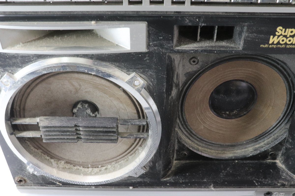 【ジャンク】SHARP GF-909 THE SEARCHER-W ラジオ ステレオ テープレコーダー オーディオ機器 レトロ シャープ 0069-Y_画像5