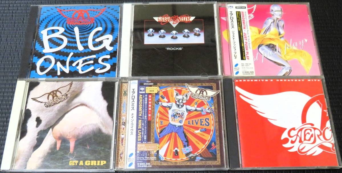 Aerosmith エアロスミス 6枚まとめて 6枚セット 6CD Rocks Nine Lives