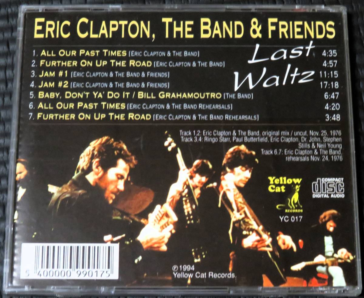 ◆Eric Clapton, The Band & Friends◆ エリック・クラプトン, ザ・バンド Last Waltz 輸入盤 CD ■送料無料_画像2