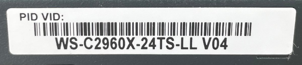 M◆Cisco(シスコ)/スイッチ/Catalyst 2960-Xシリーズ/WS-C2960X-24TS-LL V04/初期化済(41_画像5