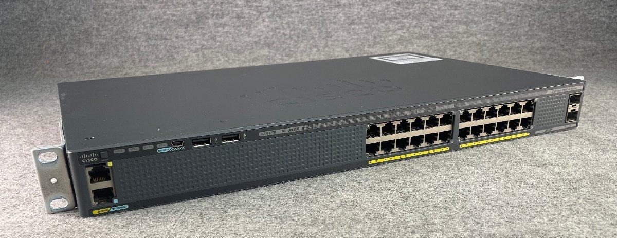 M◆Cisco(シスコ)/スイッチ/Catalyst 2960-Xシリーズ/WS-C2960X-24TS-LL V04/10台セット/初期化済(2_画像3