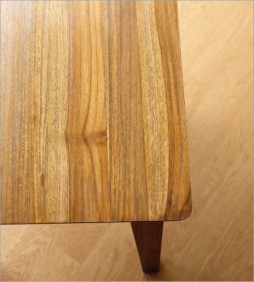 サイドテーブル 木製 カフェテーブル コーヒーテーブル 無垢 天然木 北欧 ナチュラル 正方形 45×45cm 完成品 チークコンパクトテーブル45_画像4