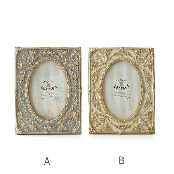  photo frame antique picture frame ornament desk photo frame en Boss oval [A color ] free shipping ( one part region excepting ) kan9097a
