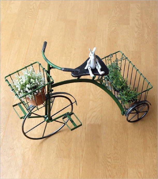  flower rack stylish cycle planter tricycle planter retro garden Try sikru free shipping ( one part region excepting ) mty4227