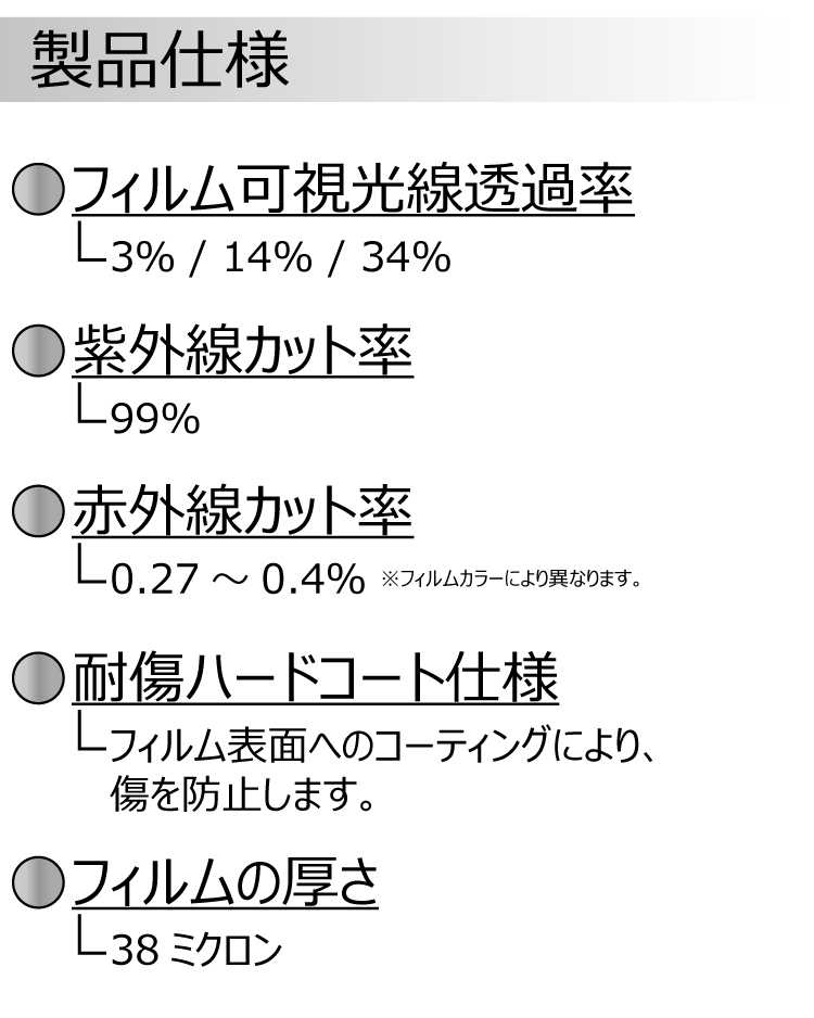 プラススモーク(原着ハードコート) デリカミニ(B34/35/37/38A) カット済みカーフィルム リアセット スモークフィルム_画像7