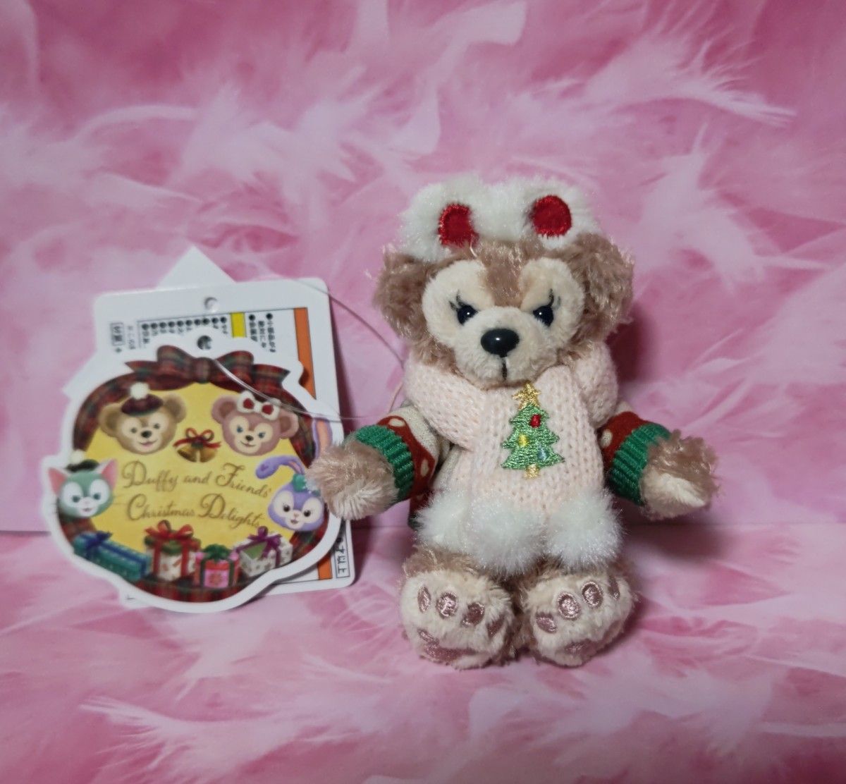 クリスマスディライトダッフィーぬいぐるみストラップぬいすと