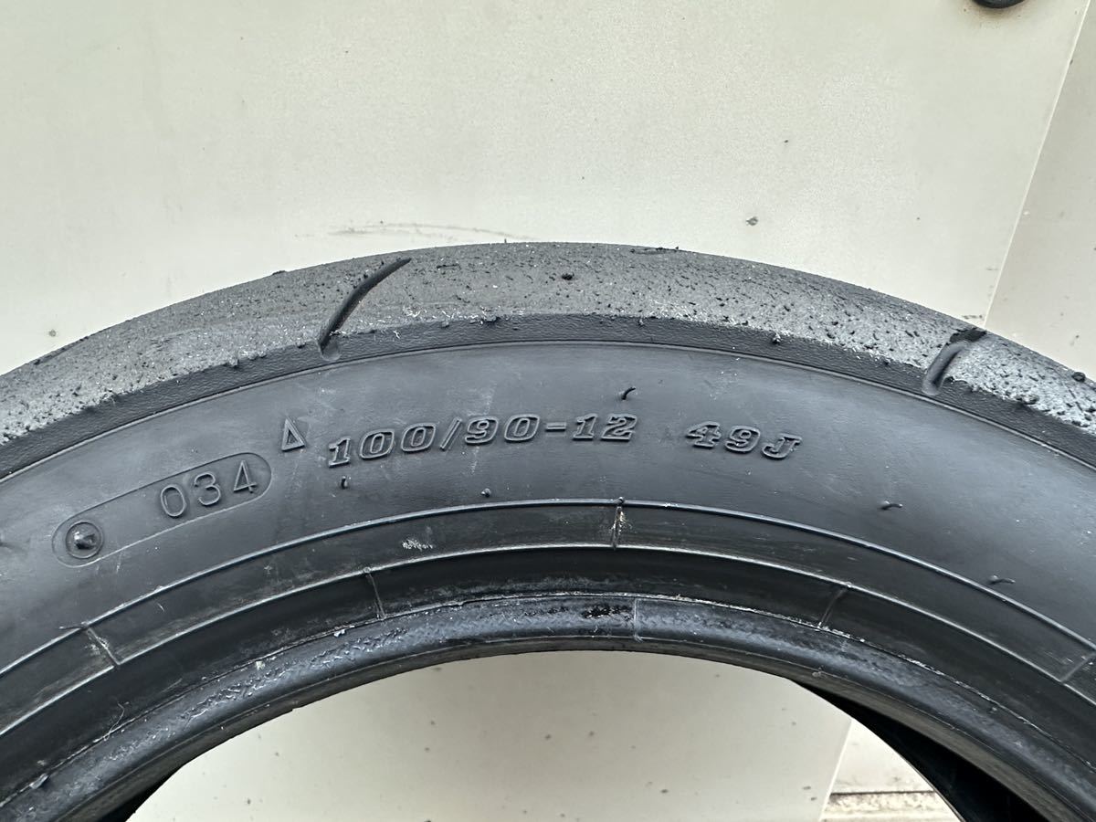 DUNLOP ダンロップ TT93GP PRO ミディアム　12インチ前後中古_画像2