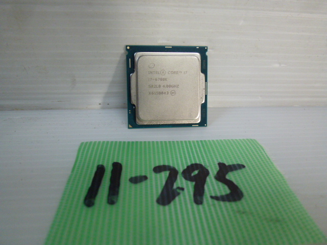 11-295 7◇INTEL/インテル CPUチップ corei7-6700K 400GHZ ♪送料無料♪ 7◇_画像1