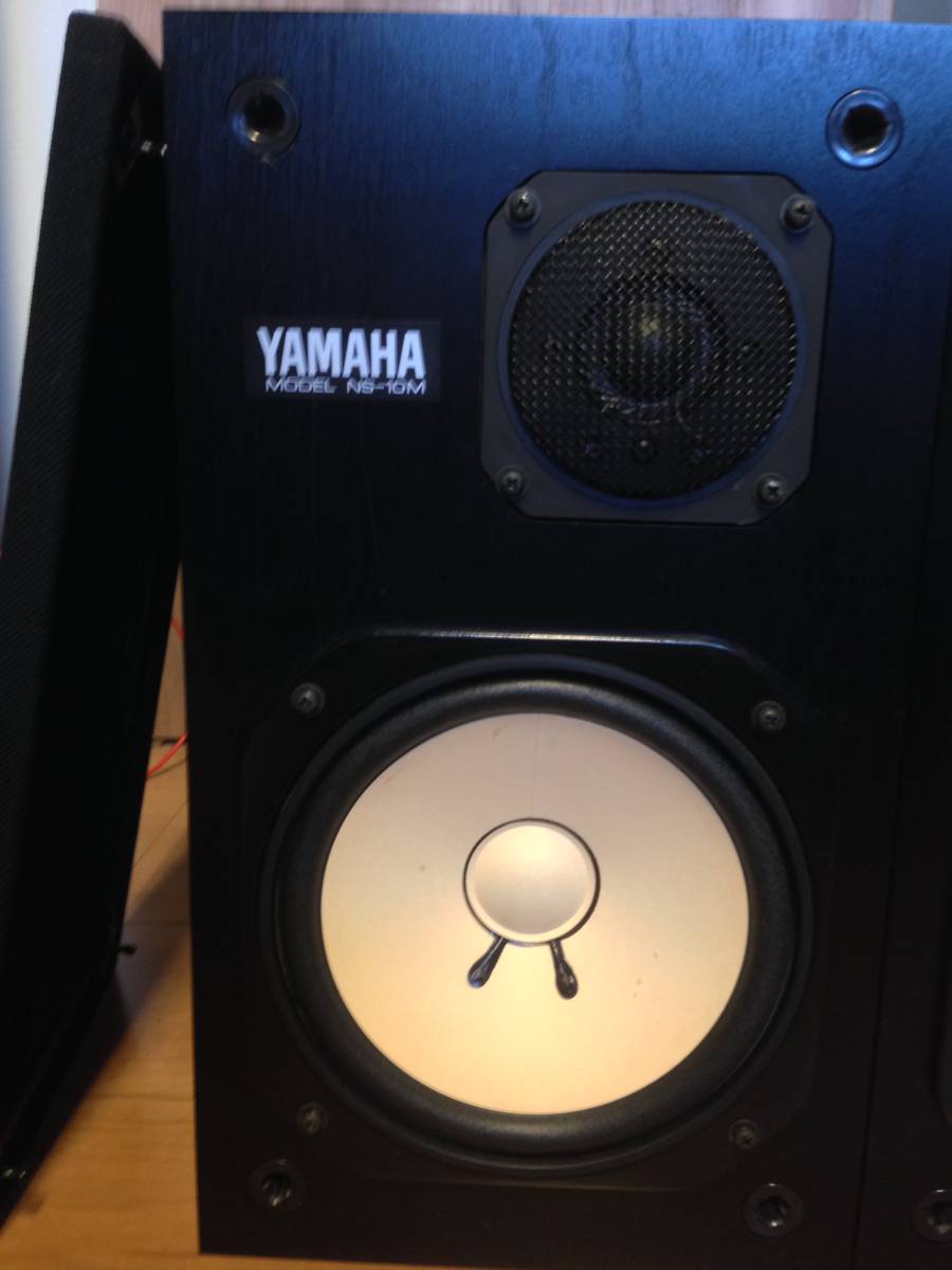 1日元開始（不倒下）YAMAHA NS - 10 M 2路揚聲器確認是同一對鋼琴聲音！ 原文:1円スタート(最落なし）YAMAHA NS-10M 2ウェイスピーカー　同番ペア　　音だし確認済み！