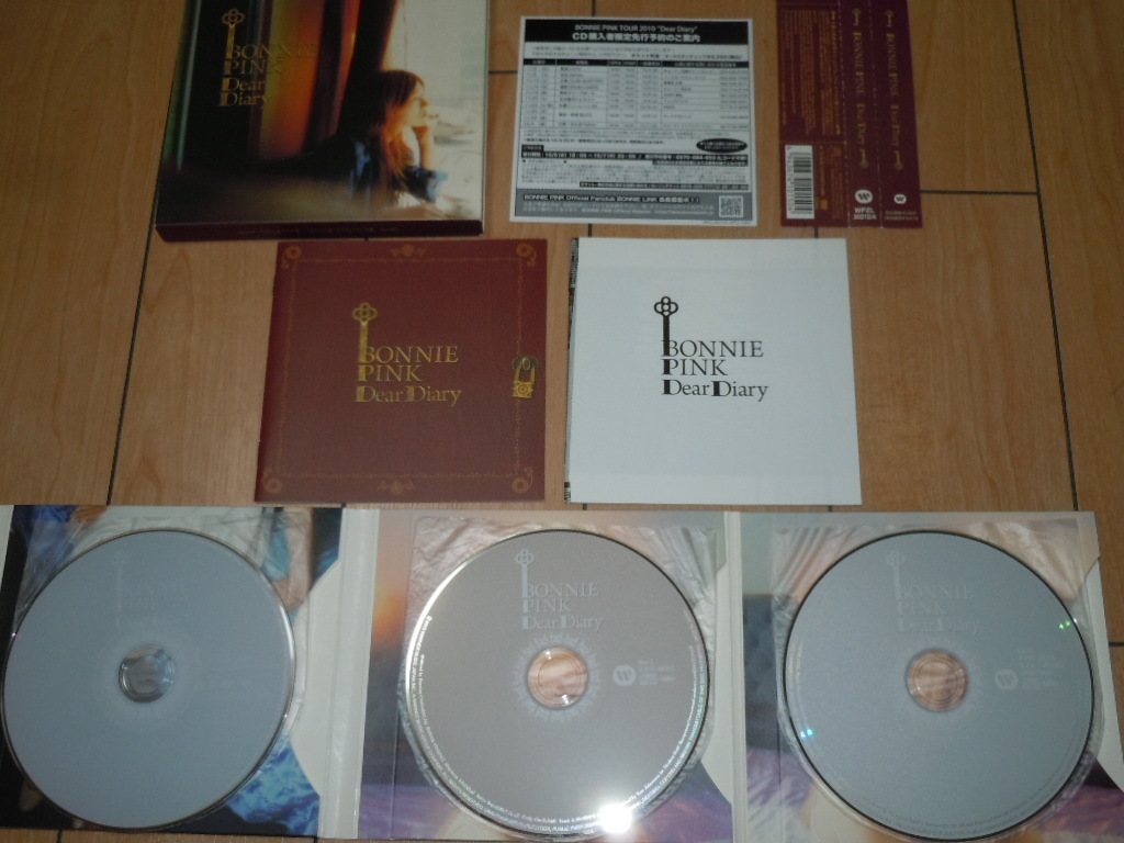 初回限定盤 2CD+DVD アルバム★ボニー・ピンク BONNIE PINK / Dear Diary★B-side Collection(1996-2009),2009年LIVE映像収録_画像4
