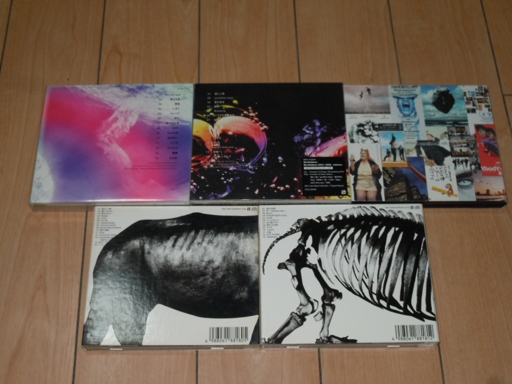 ミスチル Mr.Children「1992-1995,1996-2000,micro,macro,B-SIDE」ベストアルバム CD5枚セット★名もなき詩,innocent world,終わりなき旅 _画像2