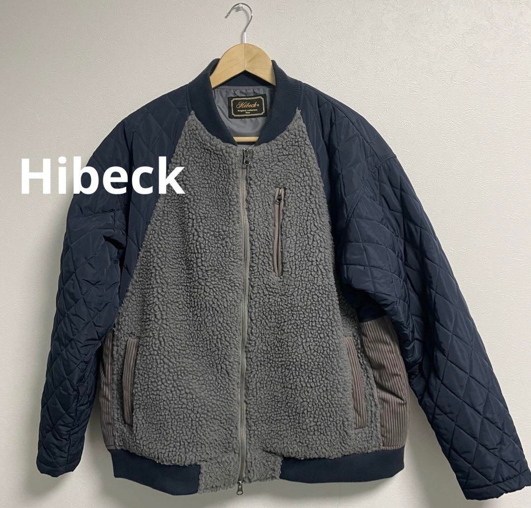 ★Hibeck★ボア キルティング 切替ジャケット　アメカジ_画像1