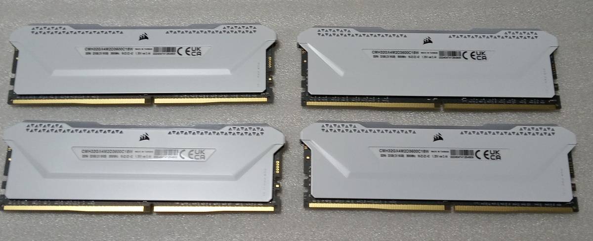 Corsair DDR4-3600MHz 16GB×4枚 VENGANCE RGB PRO SLシリーズ_画像2