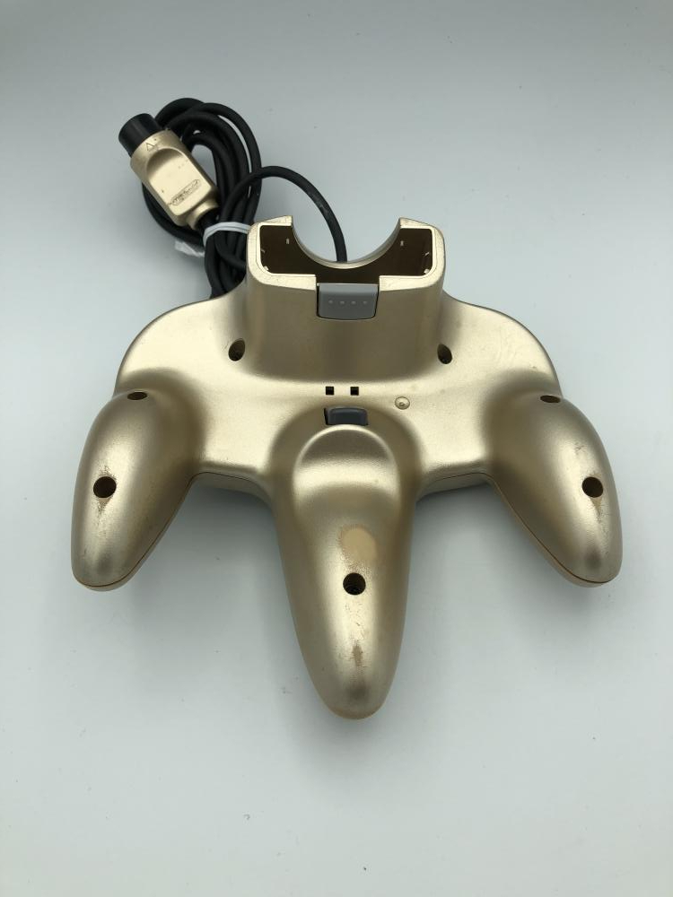 パーツ Ｎ６４ コントローラー ブロス ゴールド 箱説付き スティックヨレヨレ 保証なし ニンテンドー ロクヨン_画像4