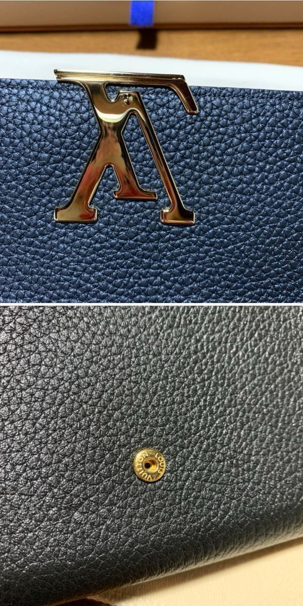 未使用 LOUIS VUITTON ルイヴィトン ポルトフォイユ・カプシーヌ ノワール 長財布 M61248