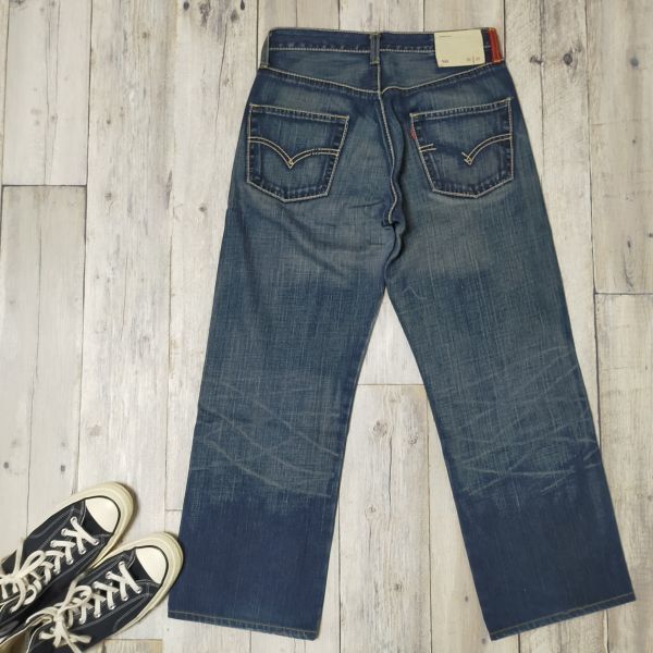 ☆Levis リーバイス☆Red loop レッドループ 510 USED加工 ストレートデニム W30 S843_画像3