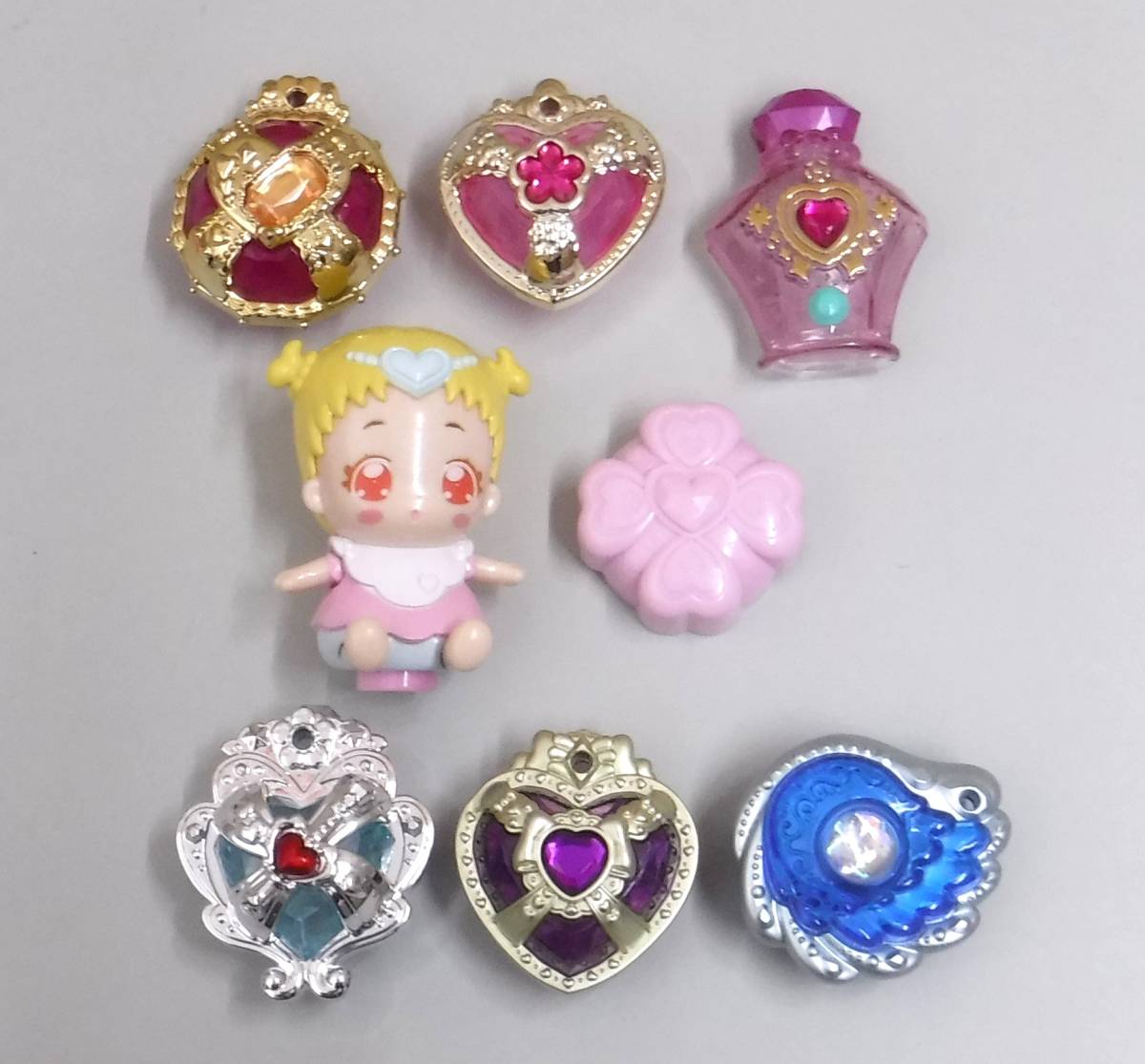 HUGっと！プリキュア まとめ＊BANDAI 変身タッチフォン プリハート＊もぐもぐごはんセット＊お世話たっぷりおしゃべりはぐたん＊クリスタル_画像7