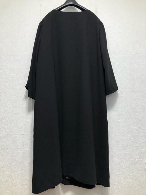 新品☆8L喪服礼服おしゃれゆったりワンピース体型カバー☆w807