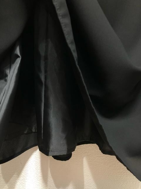 新品☆3L喪服礼服ブラックフォーマル黒ロングワンピースきれい☆w826_画像4