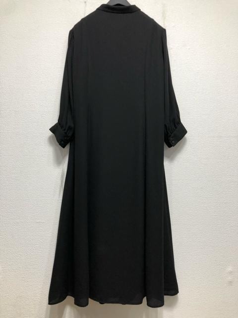  новый товар *3L траурный костюм . одежда черный формальный чёрный длинный One-piece красивый *w826