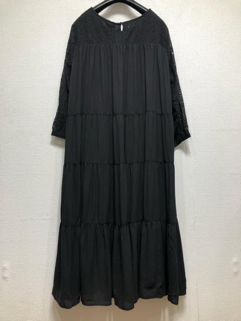 新品☆6L♪黒系♪レース×ティアード♪ロマンティックワンピース☆u724_画像6