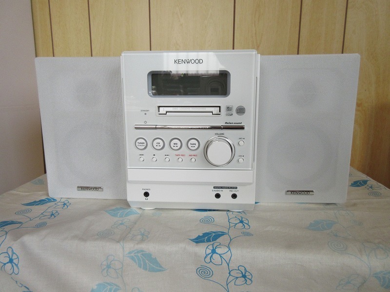 KENWOOD SZ-3MD CDコンポ MD カセット リモコン+説明書付き 動作確認済み-