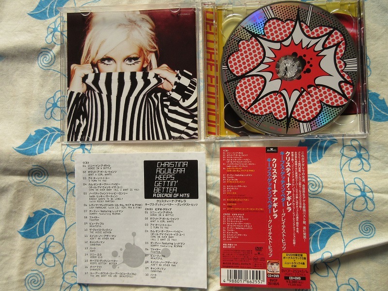 christina aguilera Christie na*agirelaKEEPS GETTIN\' BETTER A DECADE OF HITS CD+DVD записано в Японии CD