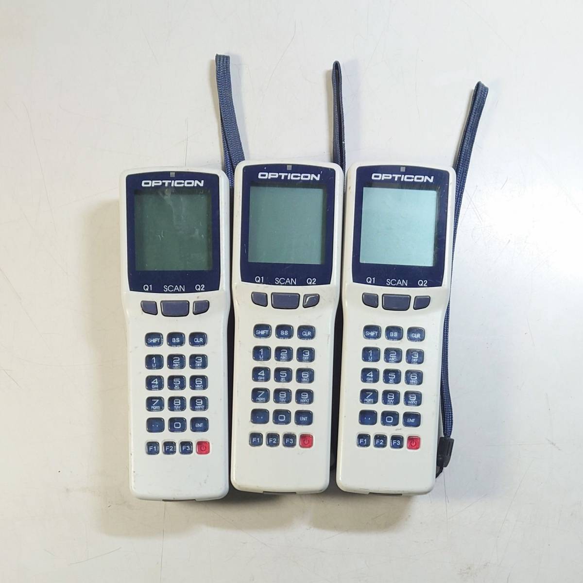 KN4270 [ junk ] OPTICON business use handy terminal H-1311 3 pcs. set 