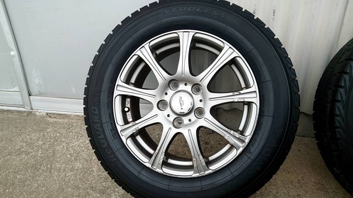 社外アルミ＆スタッドレスSET　195/65R15　1台分　ノア ヴォクシー セレナ ステップワゴン など_画像4