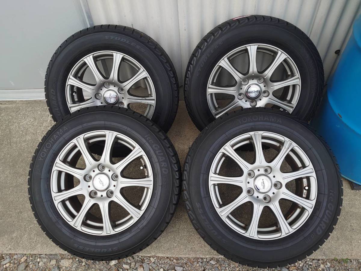 社外アルミ＆スタッドレスSET　195/65R15　1台分　ノア ヴォクシー セレナ ステップワゴン など_画像1