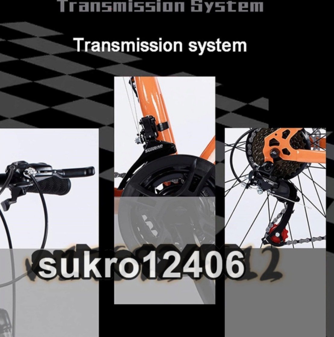 21速 メンズマウンテンバイク26インチ 大人の自転車 衝撃吸収材のフォーク/炭素鋼のフレーム/ディスク ブレーキ システムが付い_画像3