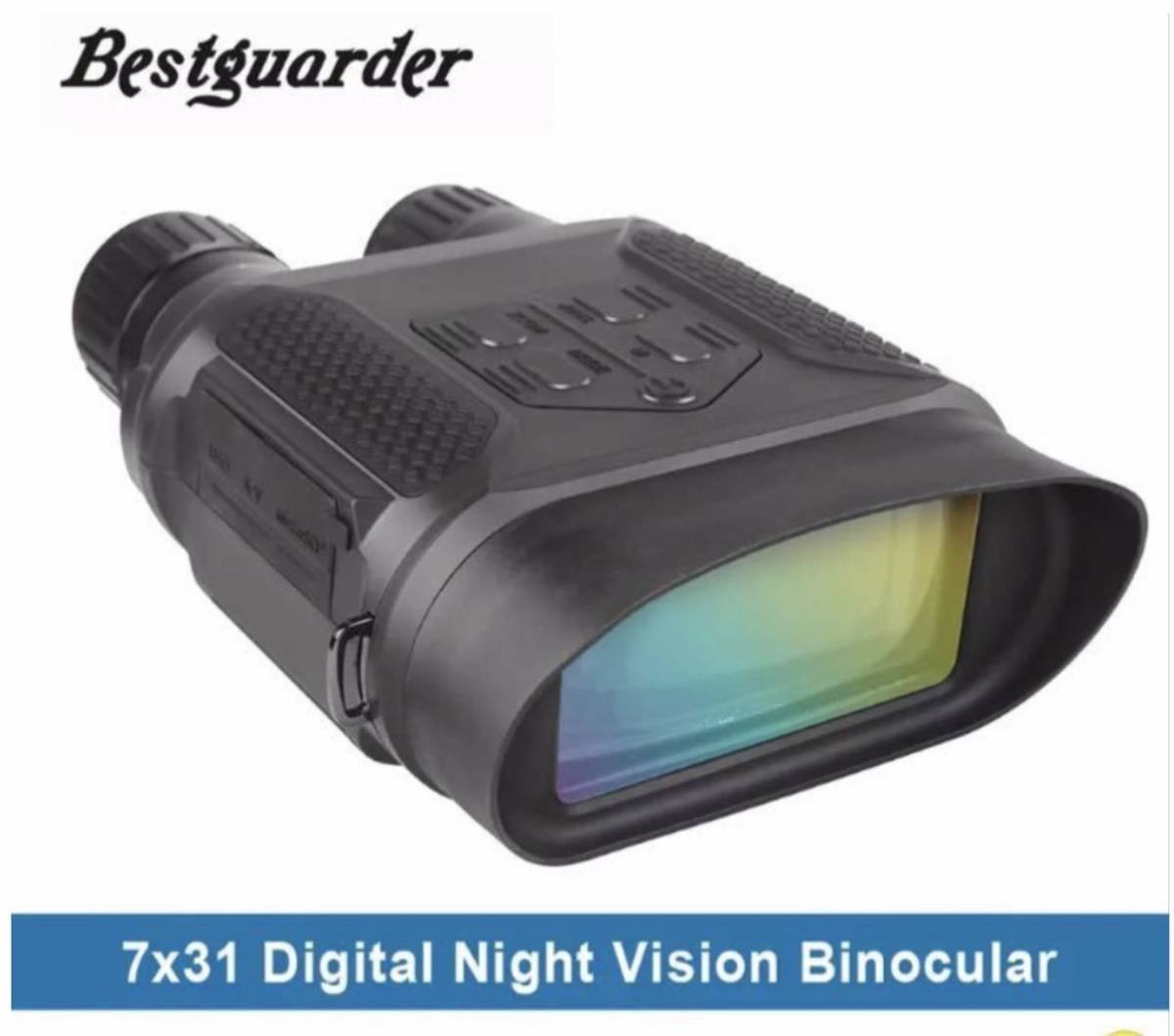 ナイトビジョン 双眼鏡 7x31 赤外線 可視範囲400m デジタル スコープ 1280x720p カメラ レコーダー 高画質_画像4