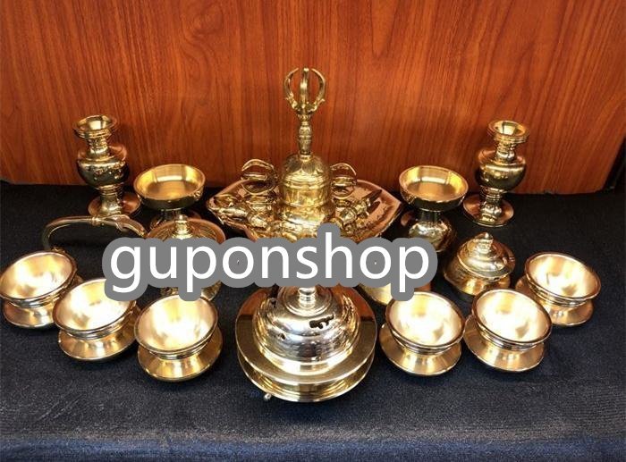 密教法具 寺院仏具 極上品 真言宗 前具 一面器 大型 金剛杵/金剛 密教法具 寺院仏具 極上品 真言宗 前具 一面器 大型 金剛杵/金剛
