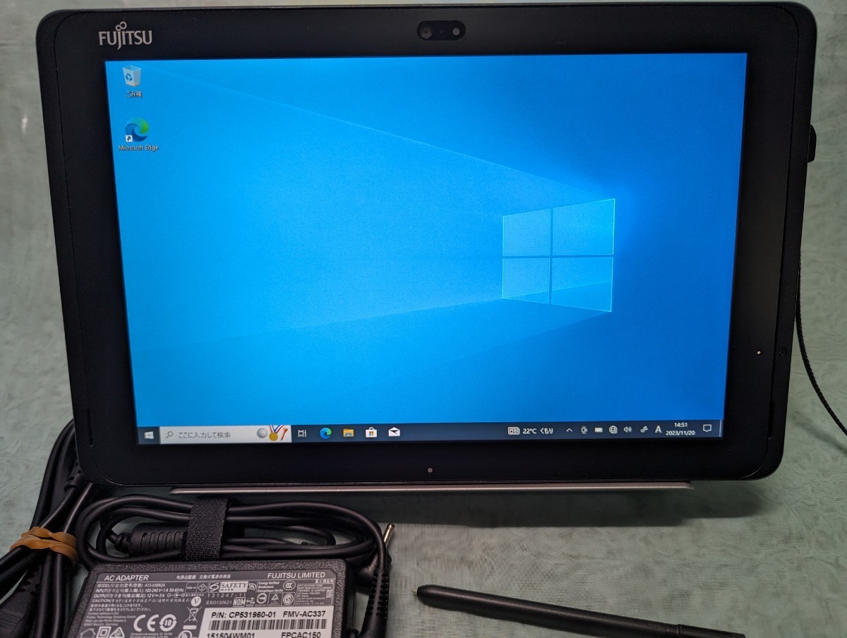 Fujitsu タブレット ARROWS Tab Q507 /RE （Win 10) 128GB